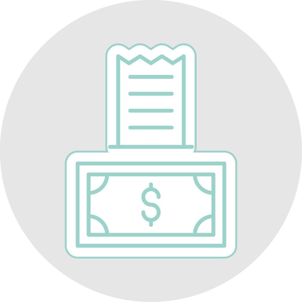 Payment Line Sticker Multicolor Icon vector