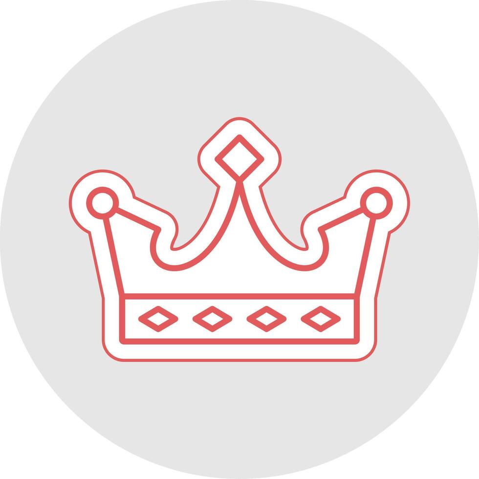 King Line Sticker Multicolor Icon vector