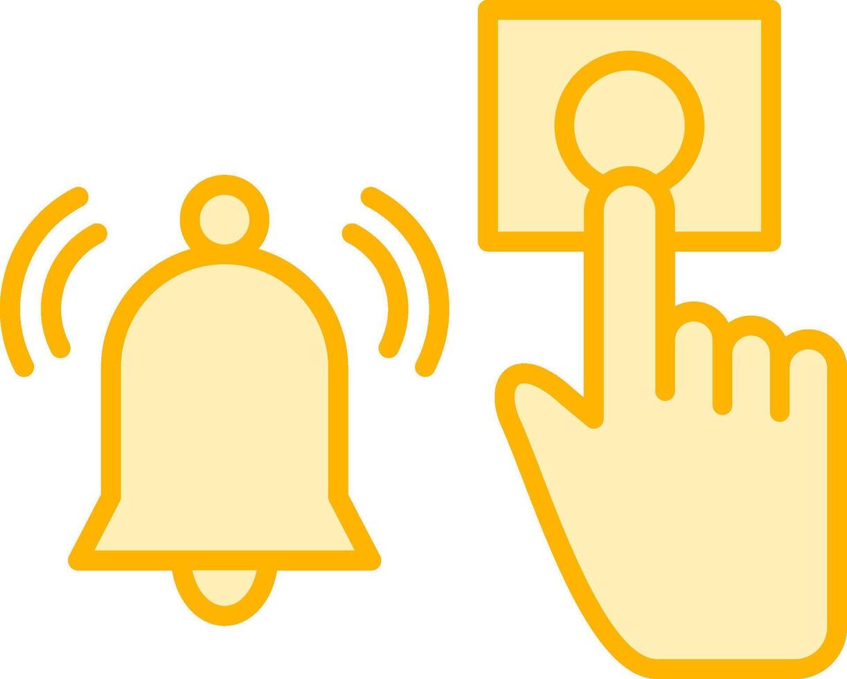 Emergency Alarm Button Vecto Icon vector