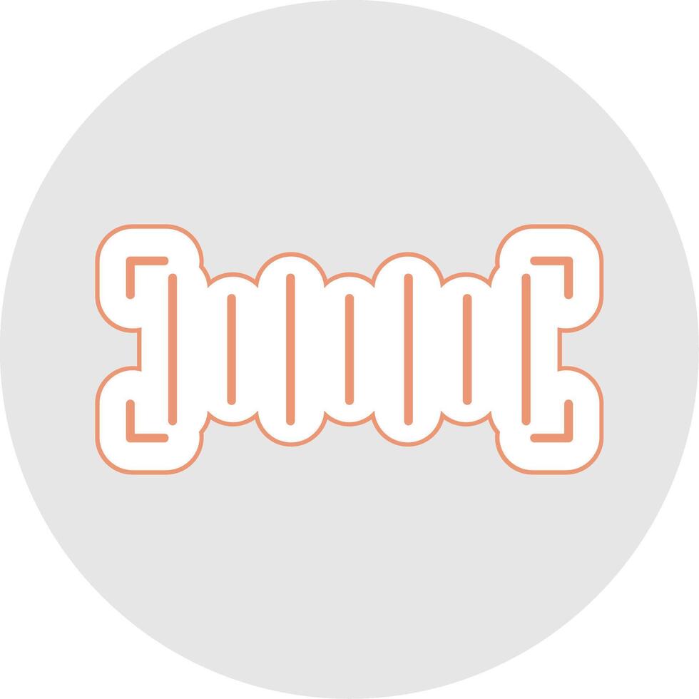 Bar Code Line Sticker Multicolor Icon vector