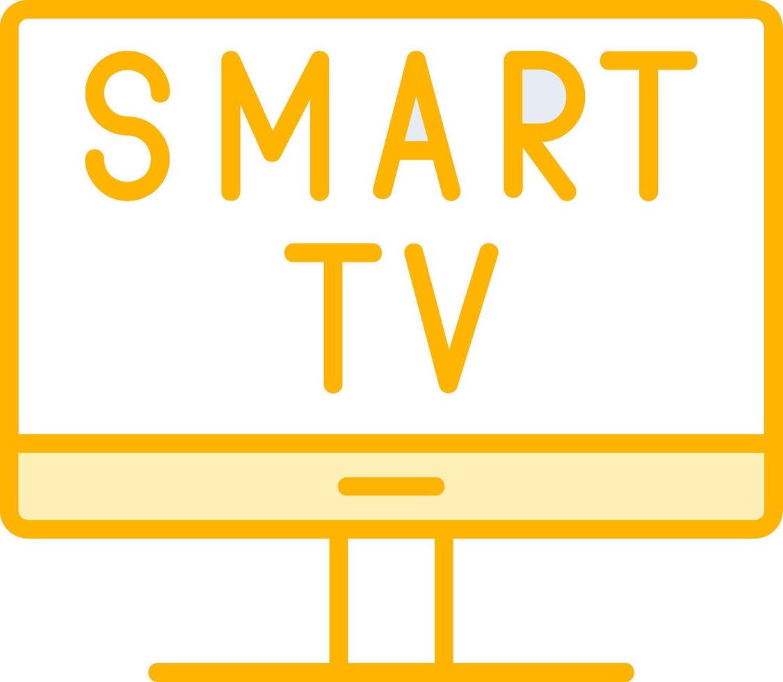 Smart Tv Vecto Icon vector