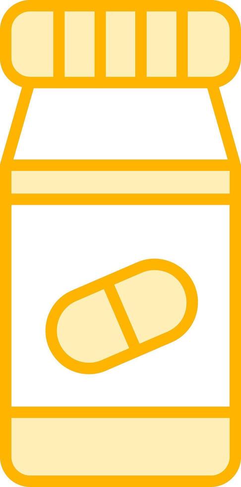 Pills Bottle Vecto Icon vector