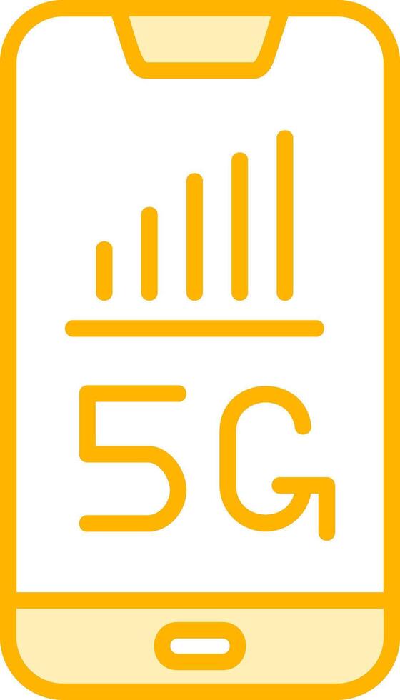 5G Smartphone Vecto Icon vector