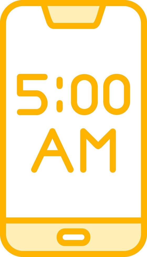 Smartphone Alarm Vecto Icon vector