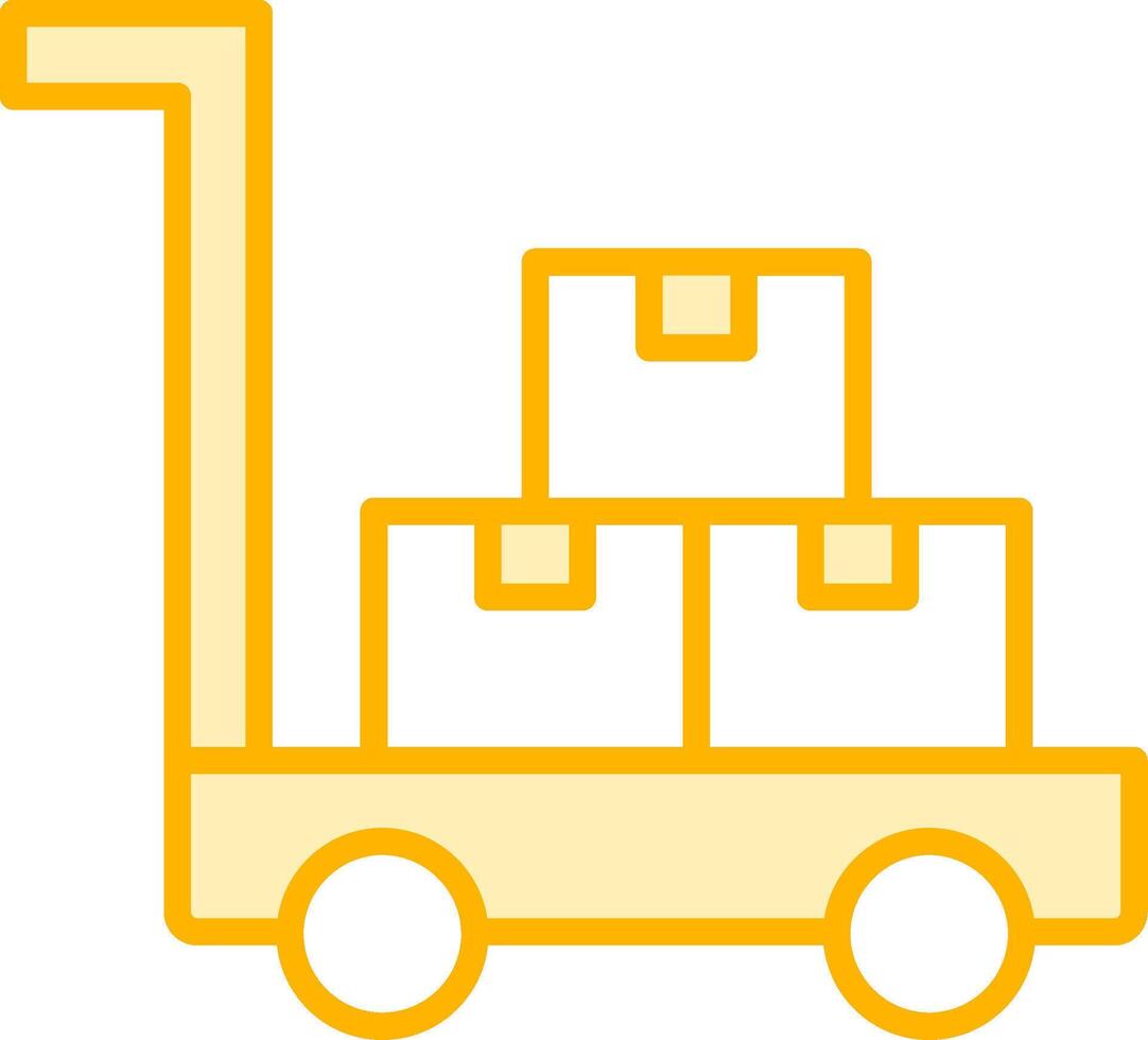 Trolley Vecto Icon vector