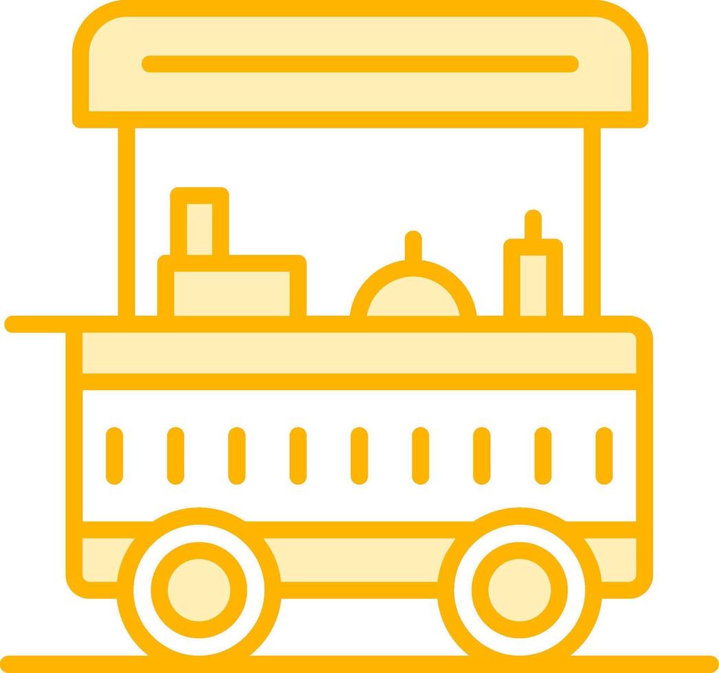 Food Cart Vecto Icon vector