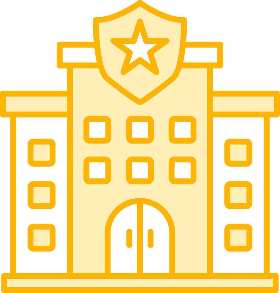 Police Station Vecto Icon vector