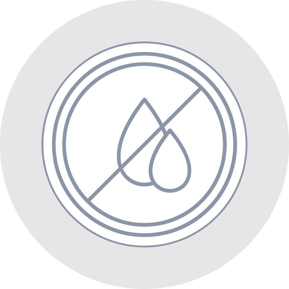 Water Scarcity Line Sticker Multicolor Icon vector
