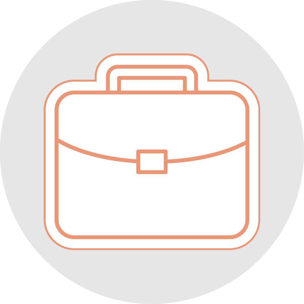 Brief Line Sticker Multicolor Icon vector