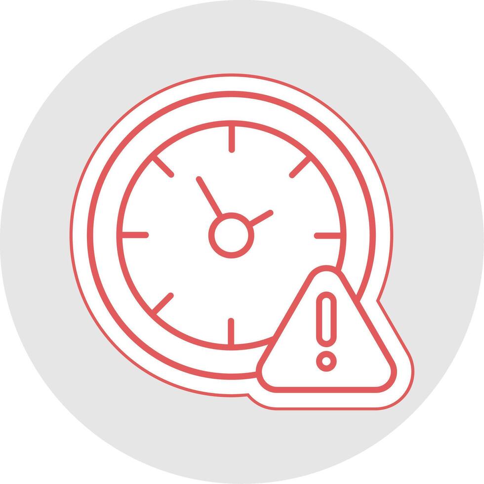 Timeline Line Sticker Multicolor Icon vector