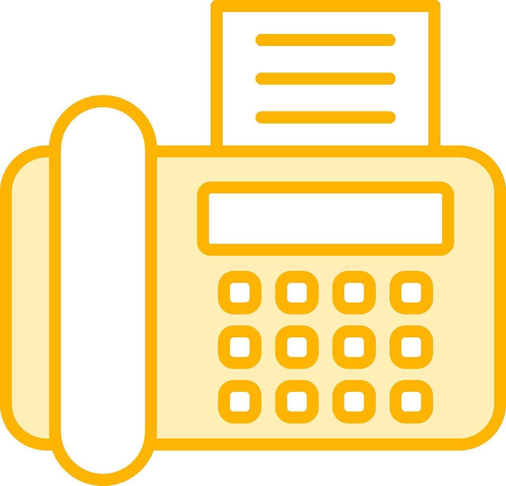 Fax Machine Vecto Icon vector