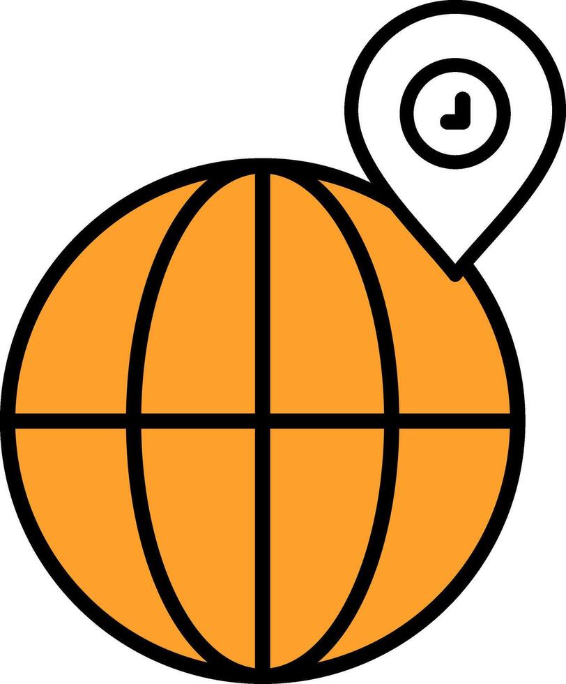 globo ubicación vecto icono vector