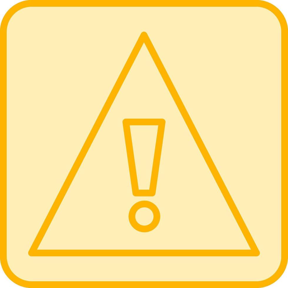 Caution Sign Vecto Icon vector