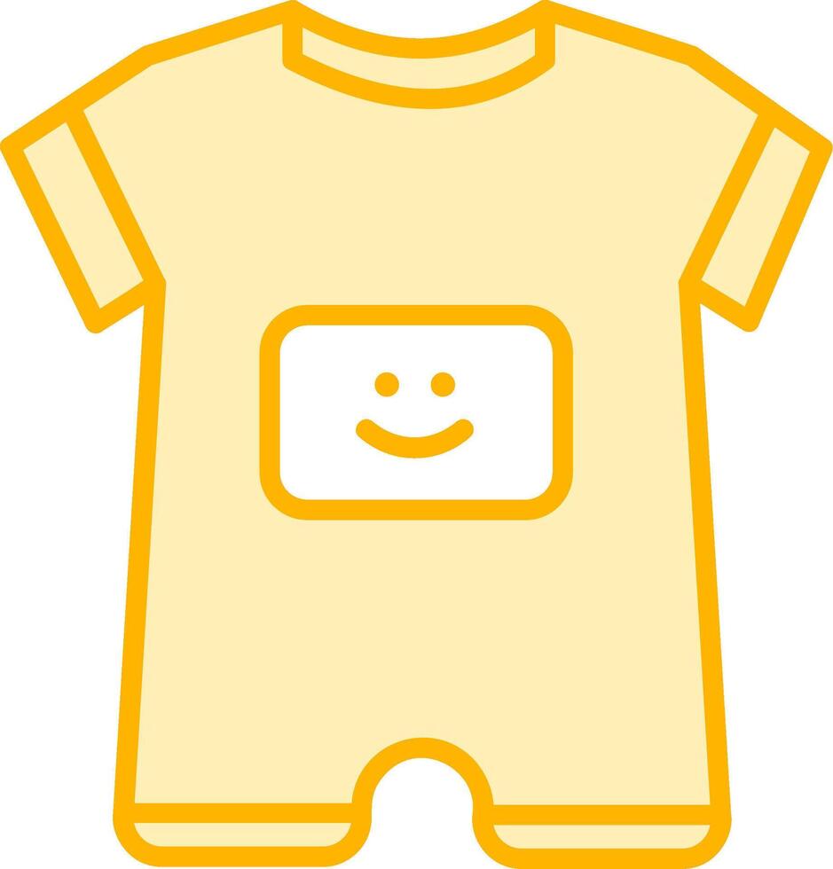 Baby Boy Outfit Vecto Icon vector
