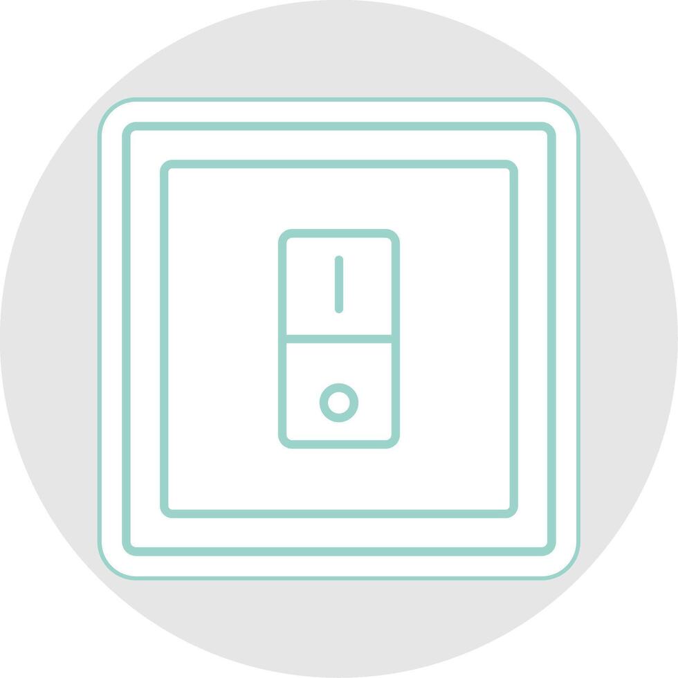 Switcher Line Sticker Multicolor Icon vector