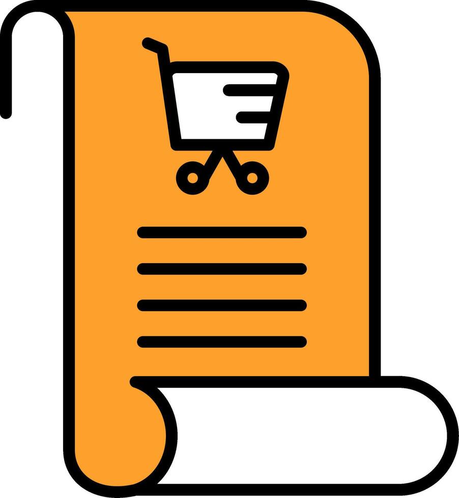 Shopping List Vecto Icon vector