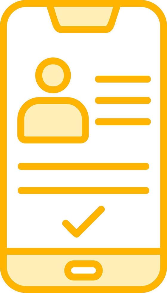 Smartphone Id Vecto Icon vector