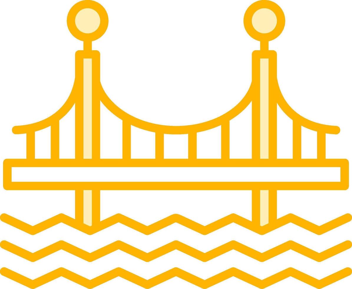 puente vecto icono vector