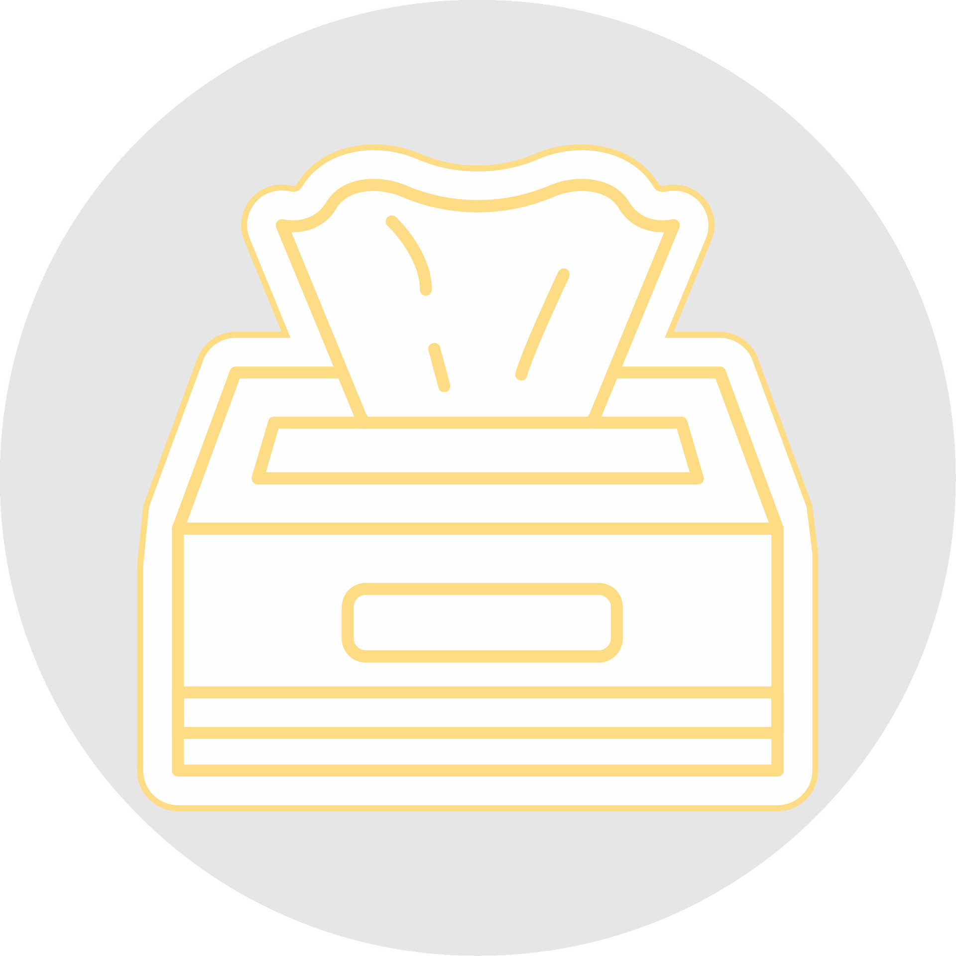 Tissue Box Line Sticker Multicolor Icon 37846935 Vector Art at Vecteezy