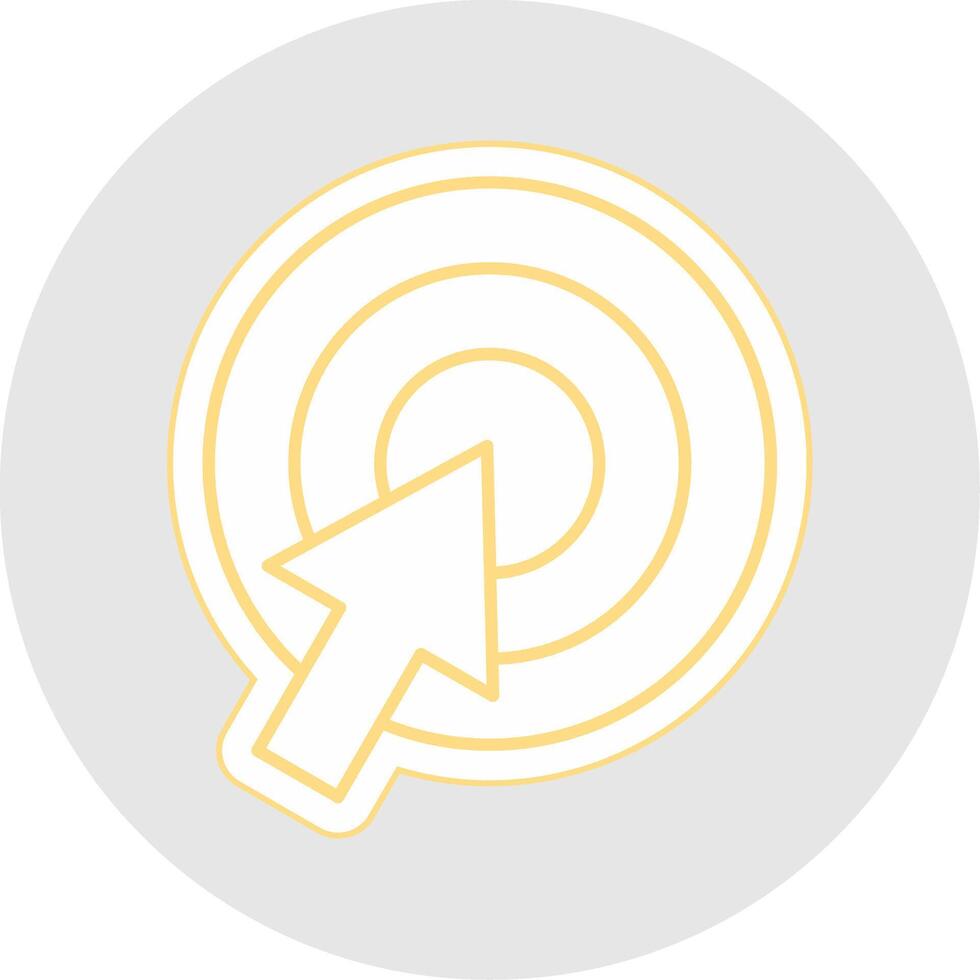 Call To Action Line Sticker Multicolor Icon vector