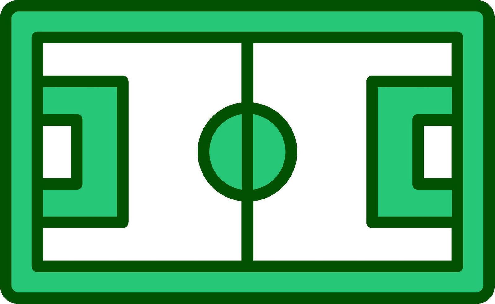 Football Pitch Vecto Icon vector