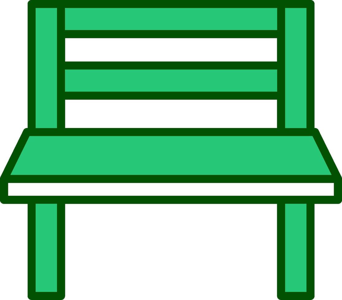 Bench Vecto Icon vector
