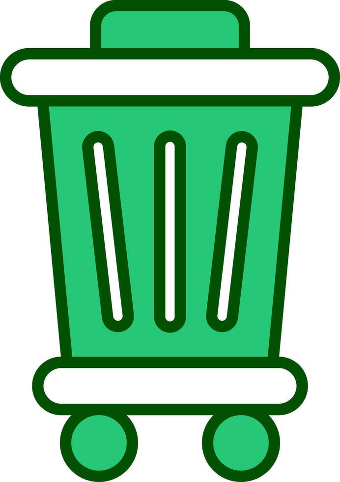 Trash Bin Vecto Icon vector