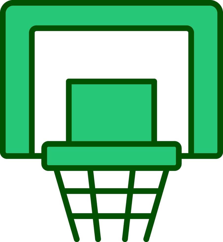 Basketball Hoop Vecto Icon vector