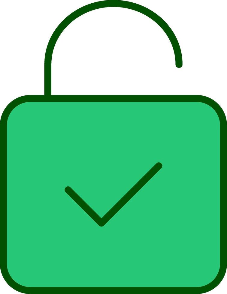 Padlock Vecto Icon vector