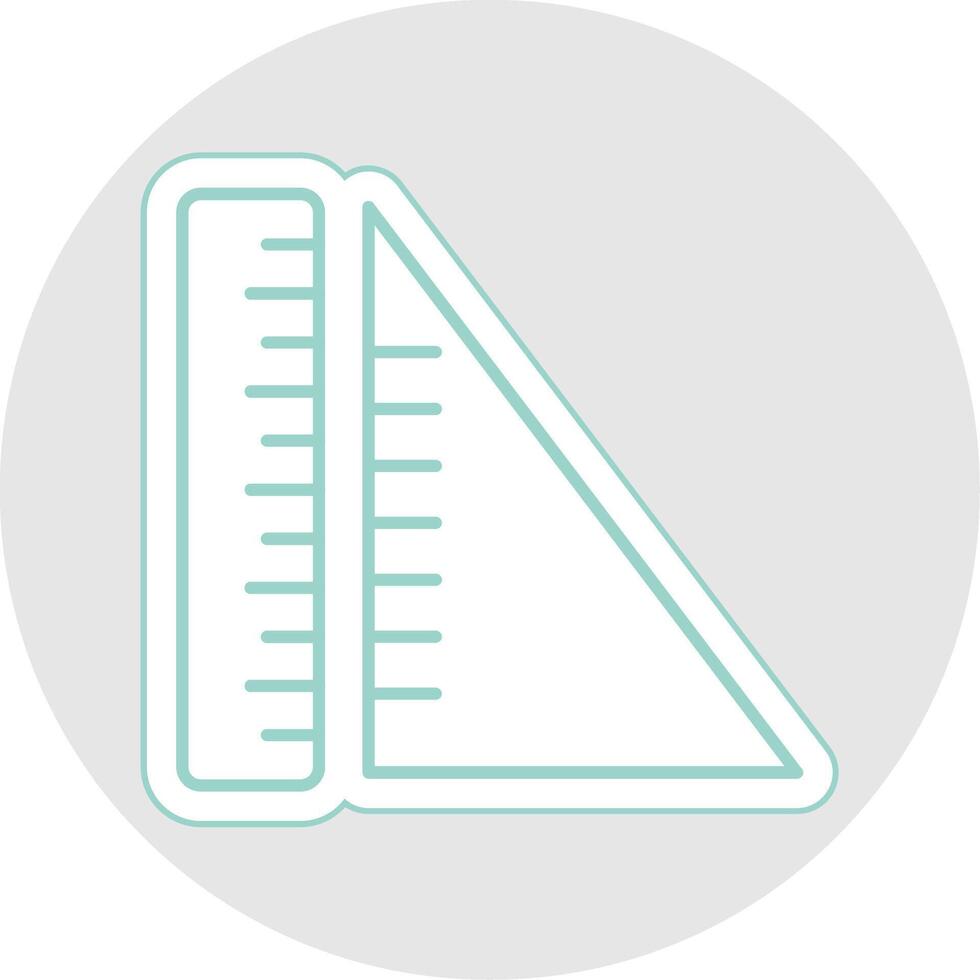 Geometry Line Sticker Multicolor Icon vector