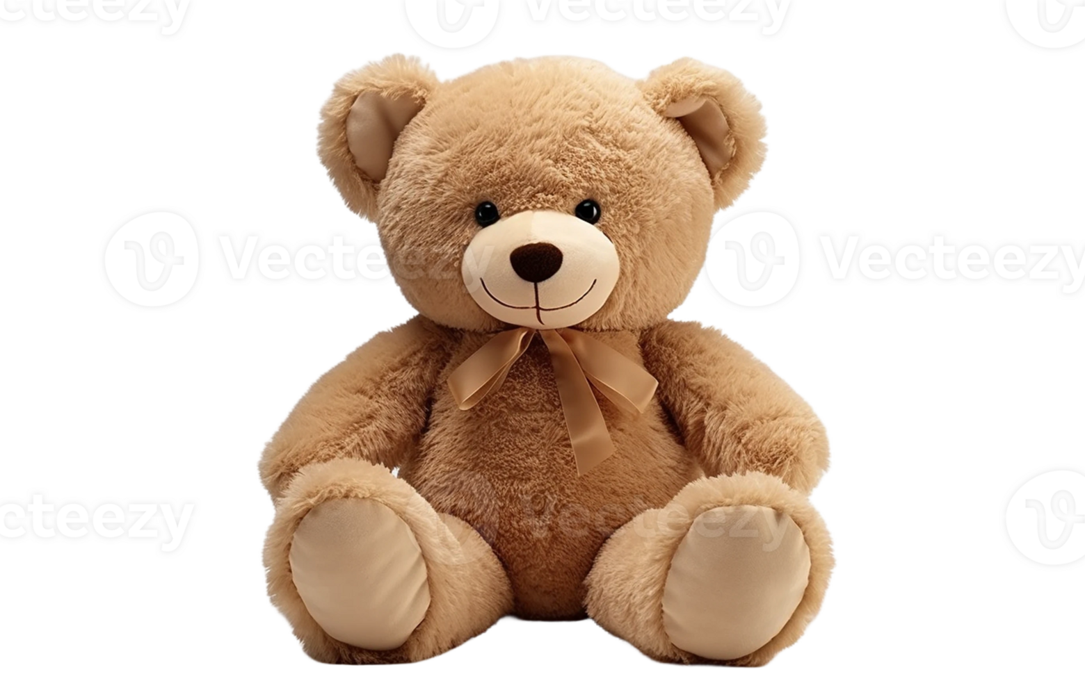 AI generated Teddy Bear Toy on White Transparent Background png