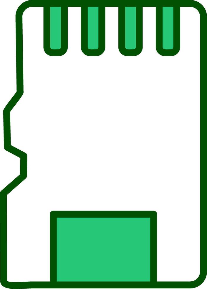 Sd Card Vecto Icon vector