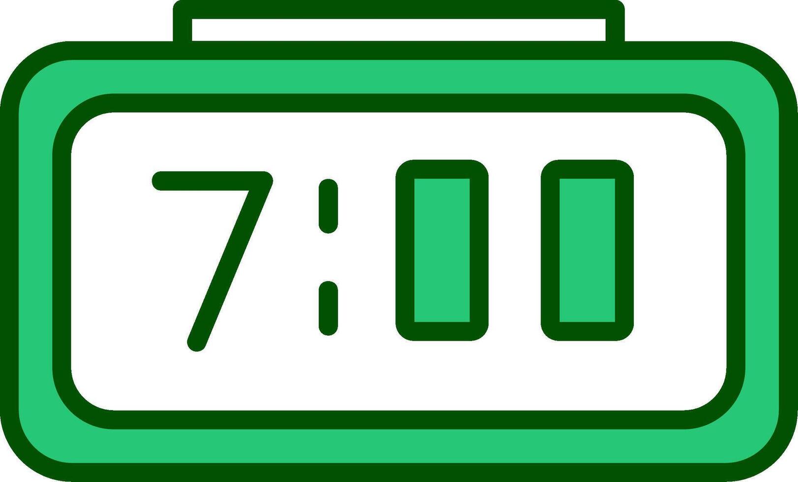 Digital Clock Vecto Icon vector