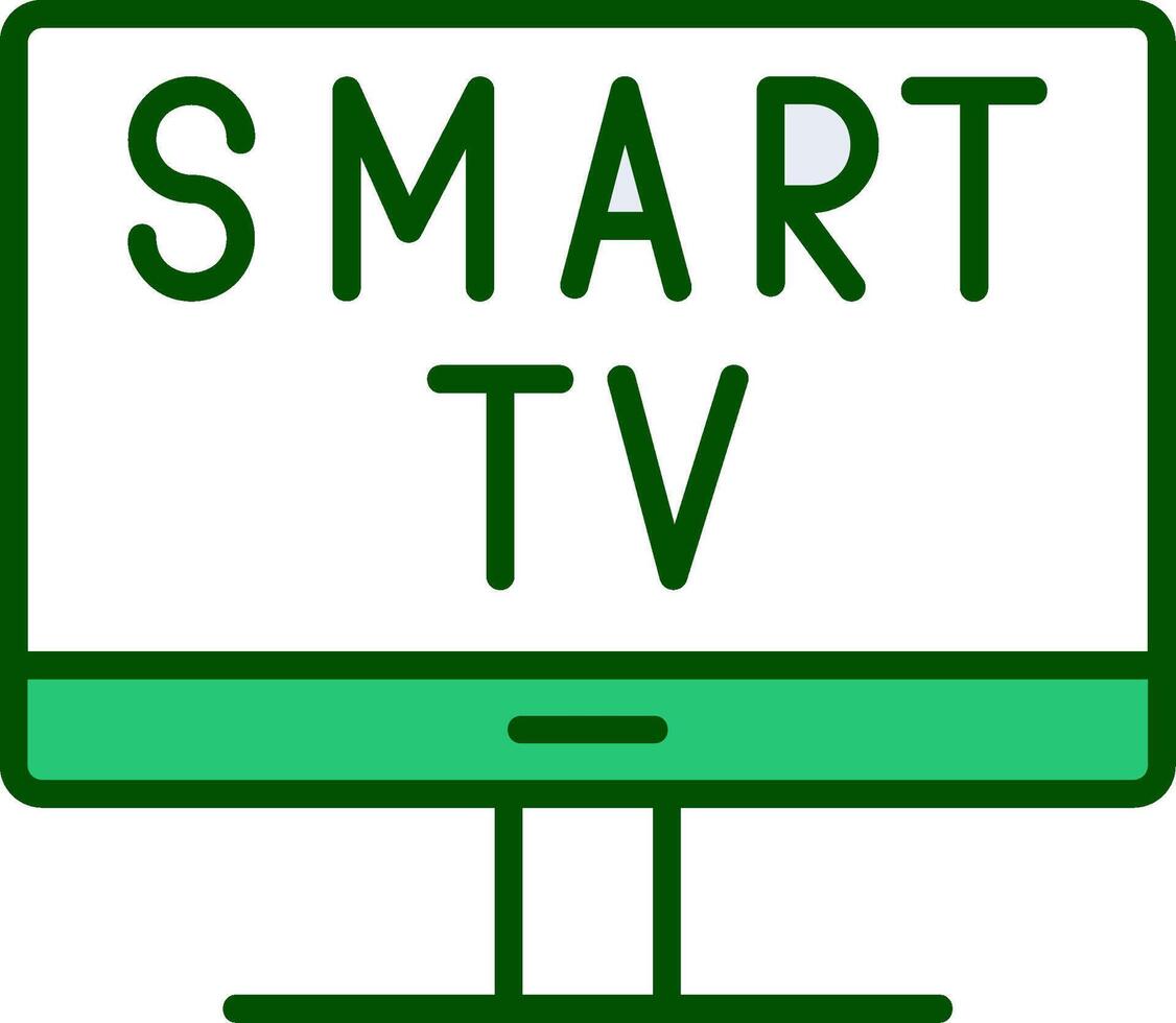 Smart Tv Vecto Icon vector