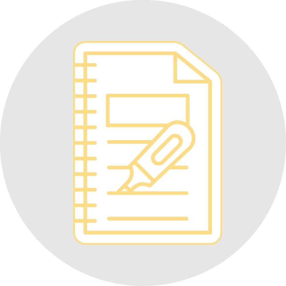 Highlighter Line Sticker Multicolor Icon vector