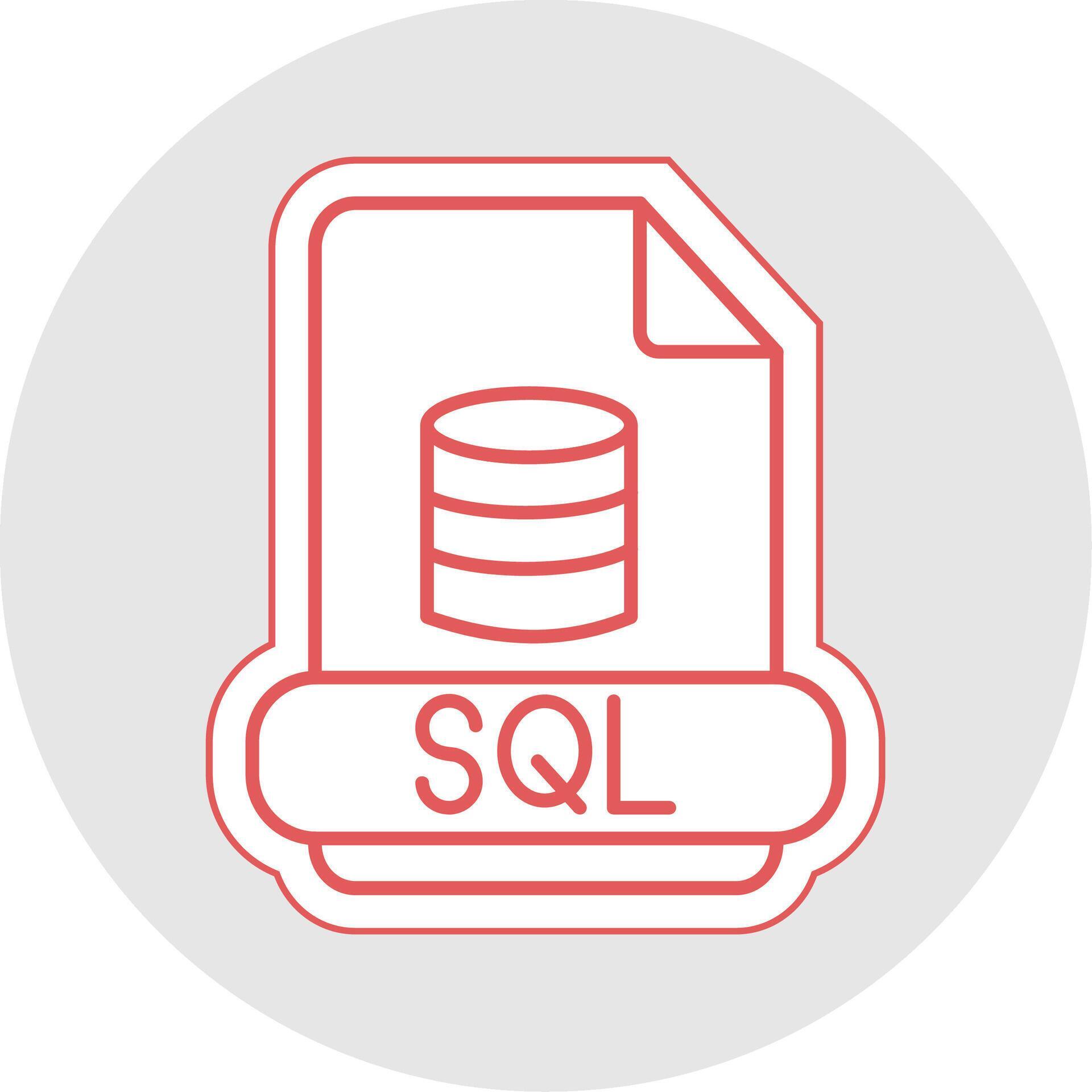 Sql Line Sticker Multicolor Icon 37850920 Vector Art at Vecteezy