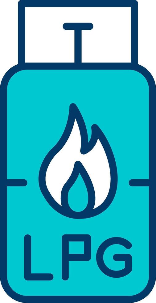 Gas Cylinder Vecto Icon vector