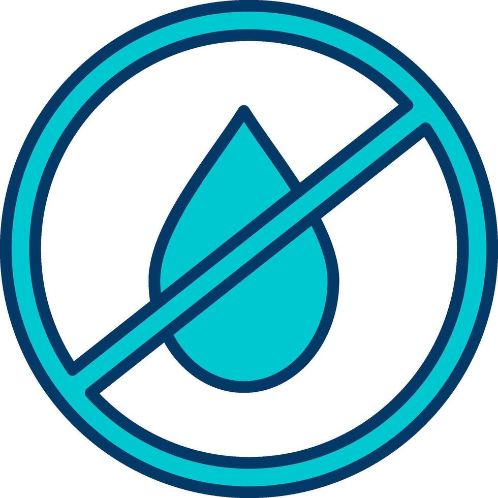 No Water Vecto Icon vector