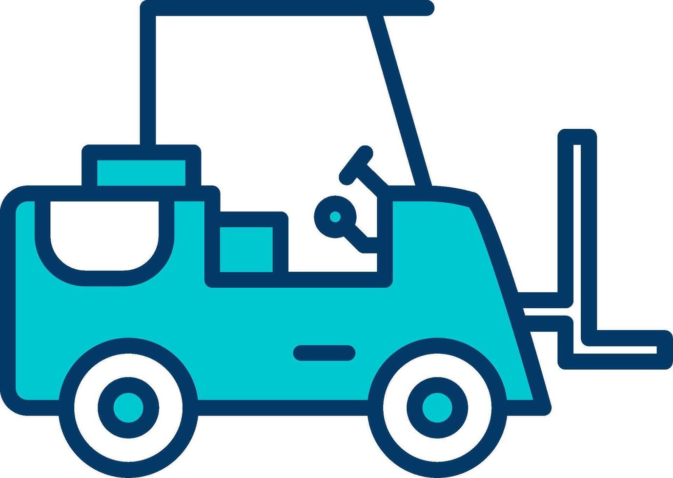 Forklift Vecto Icon vector