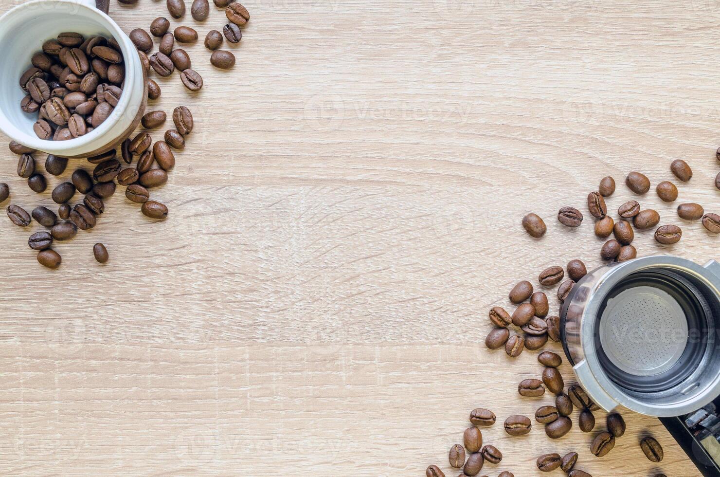 Cup of coffee background, coffee time photo