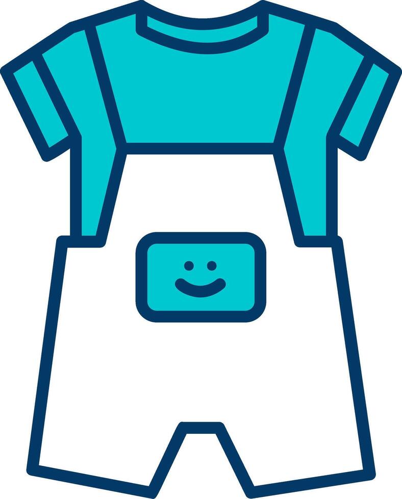 Dungarees Vecto Icon vector