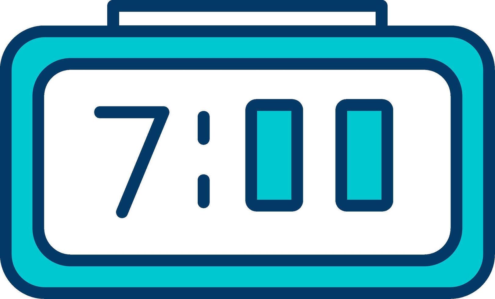 Digital Clock Vecto Icon vector