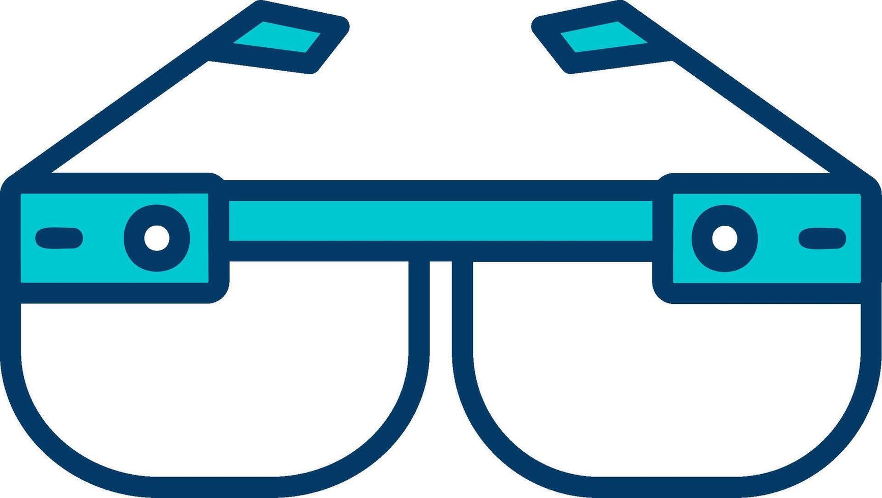 inteligente lentes vecto icono vector