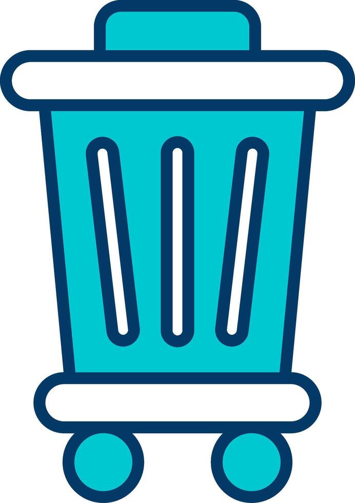 Trash Bin Vecto Icon vector