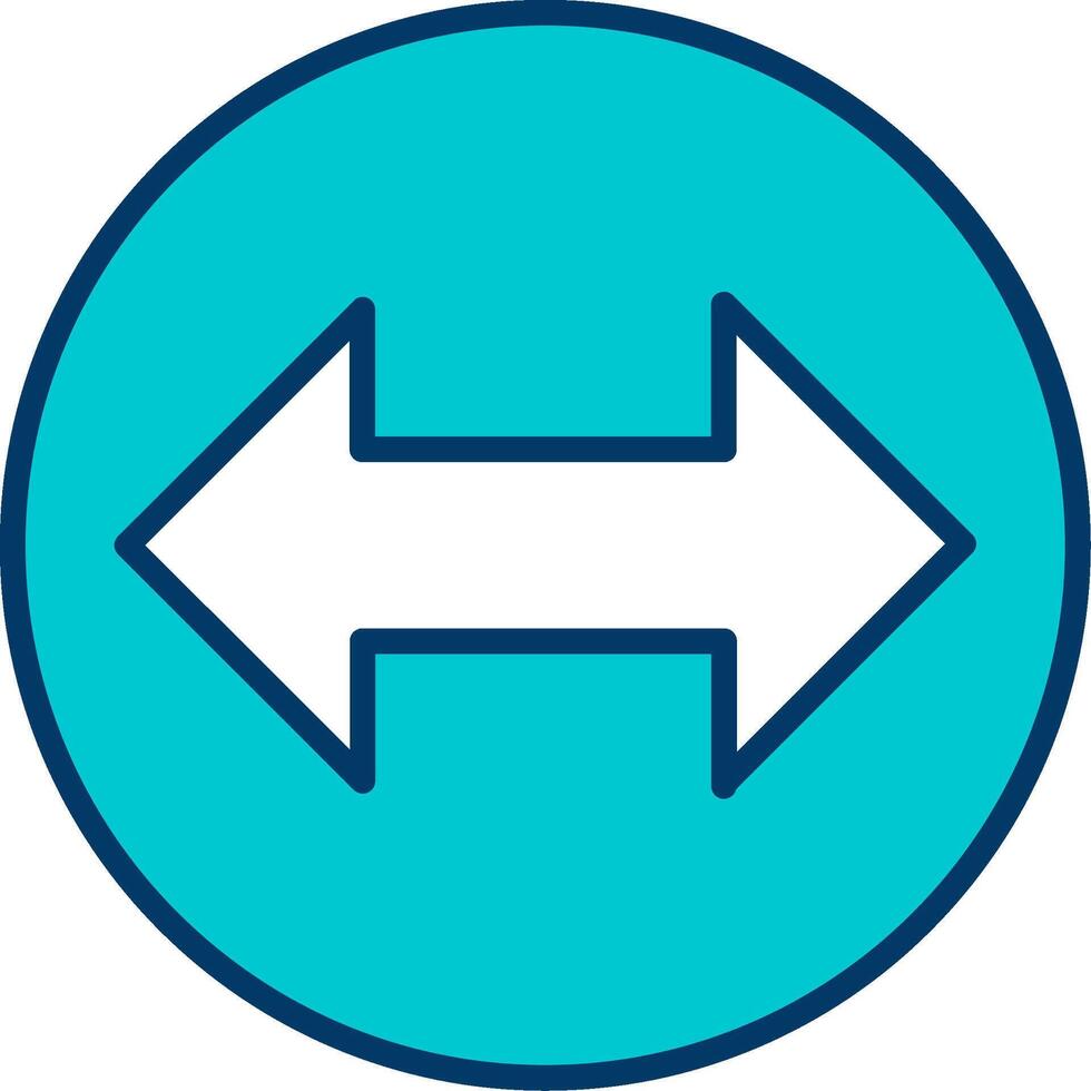 Two Arrows Vecto Icon vector