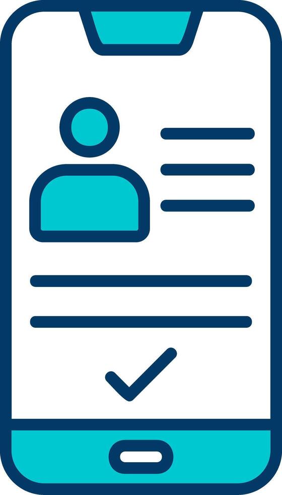 Smartphone Id Vecto Icon vector