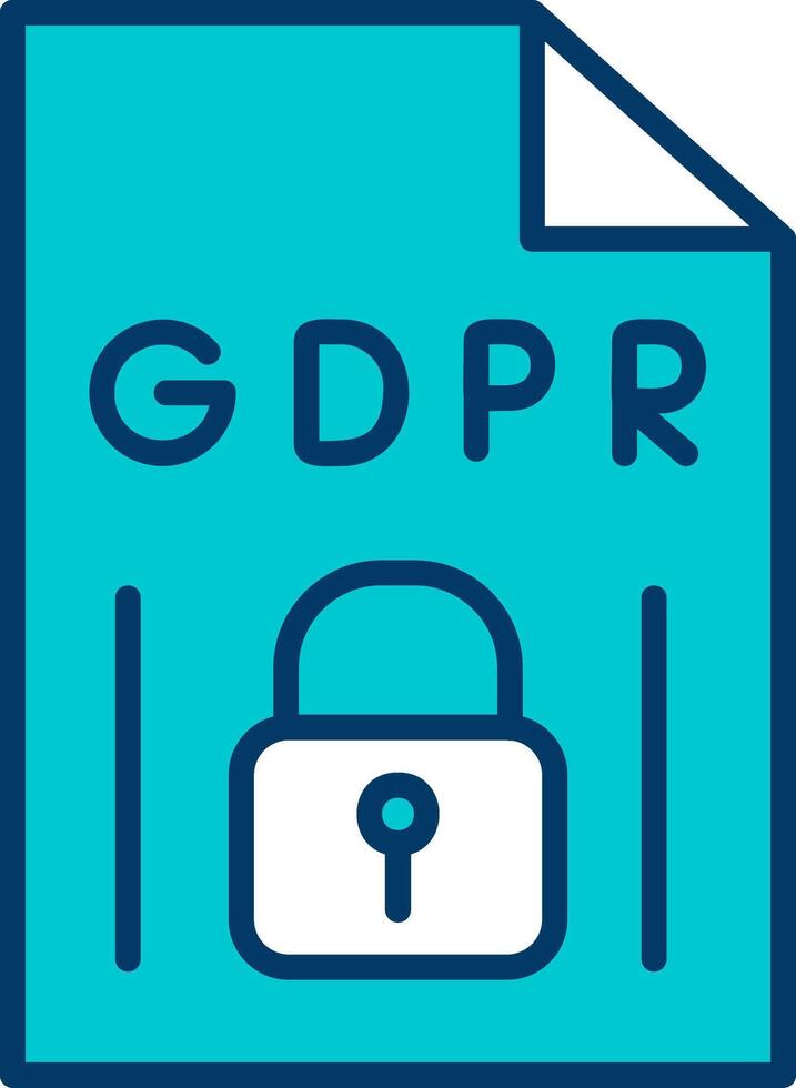 GDPR Vecto Icon vector