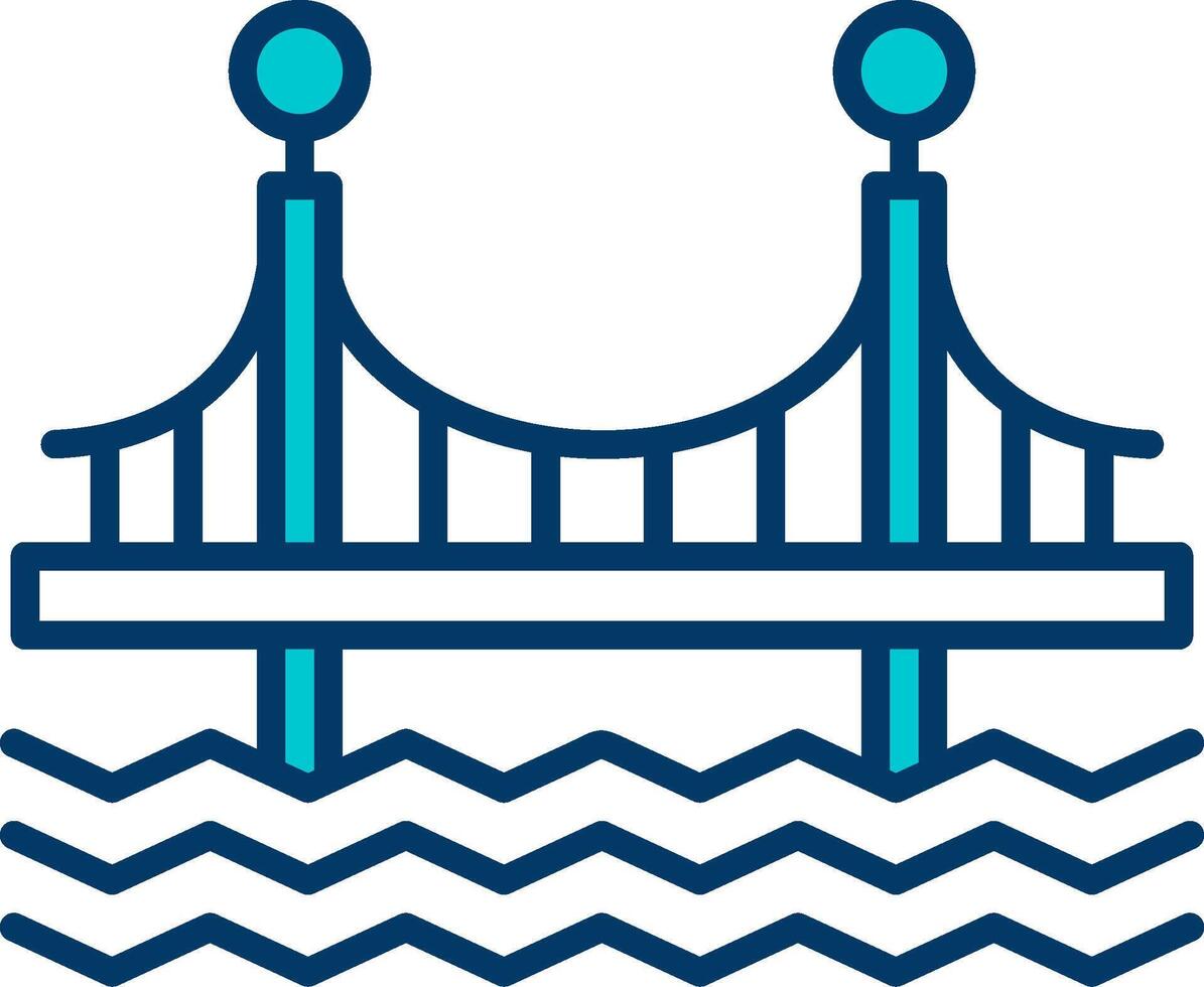 puente vecto icono vector