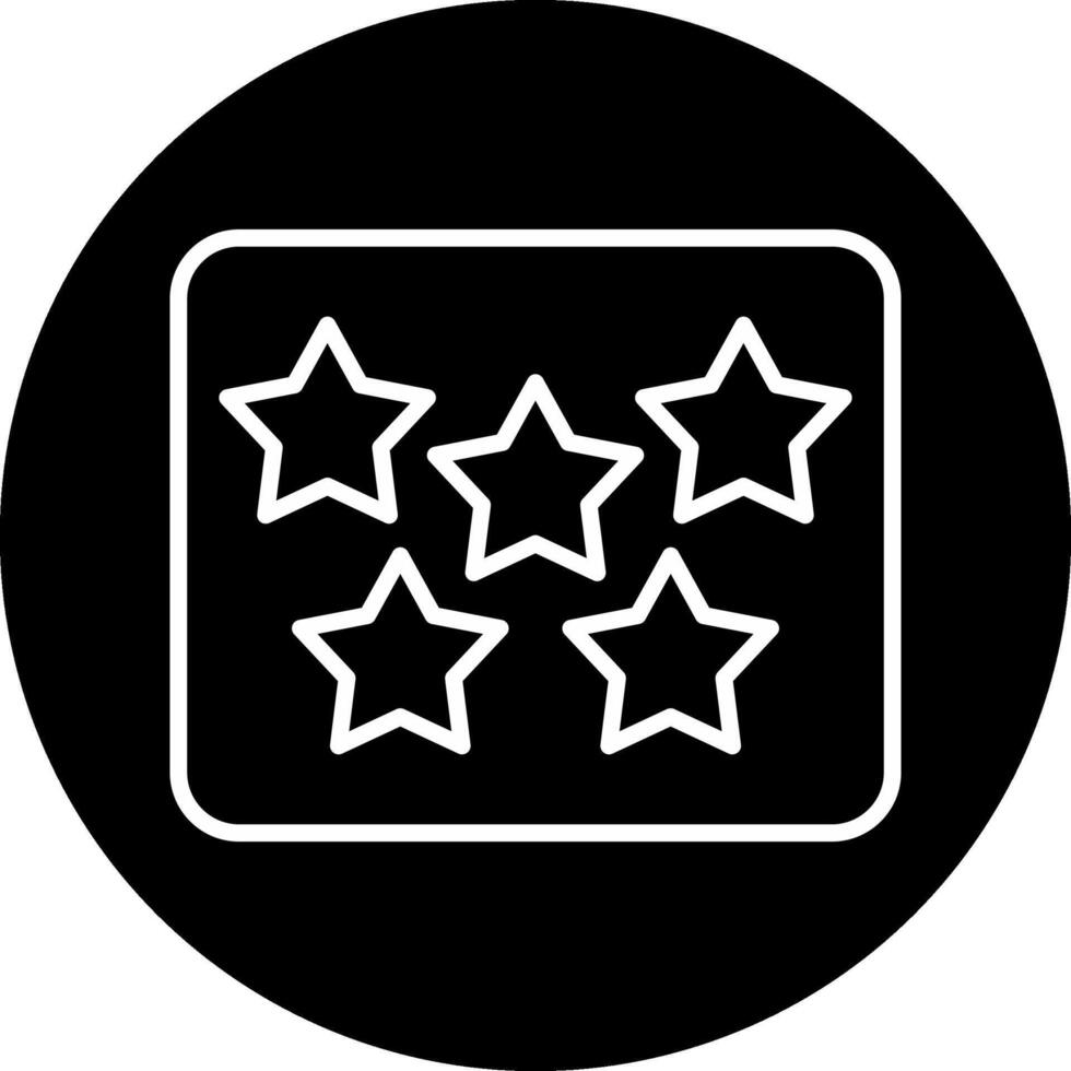 Five Star Vecto Icon vector