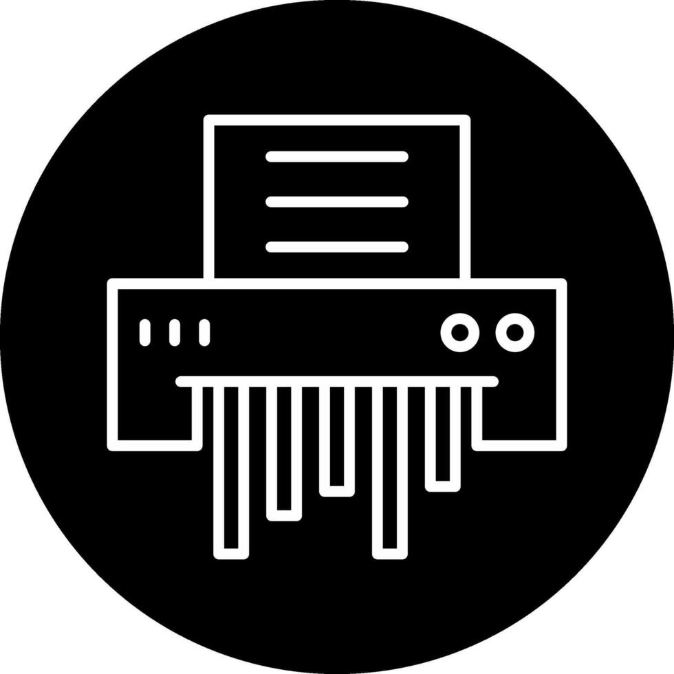 Paper Shredder Vecto Icon vector